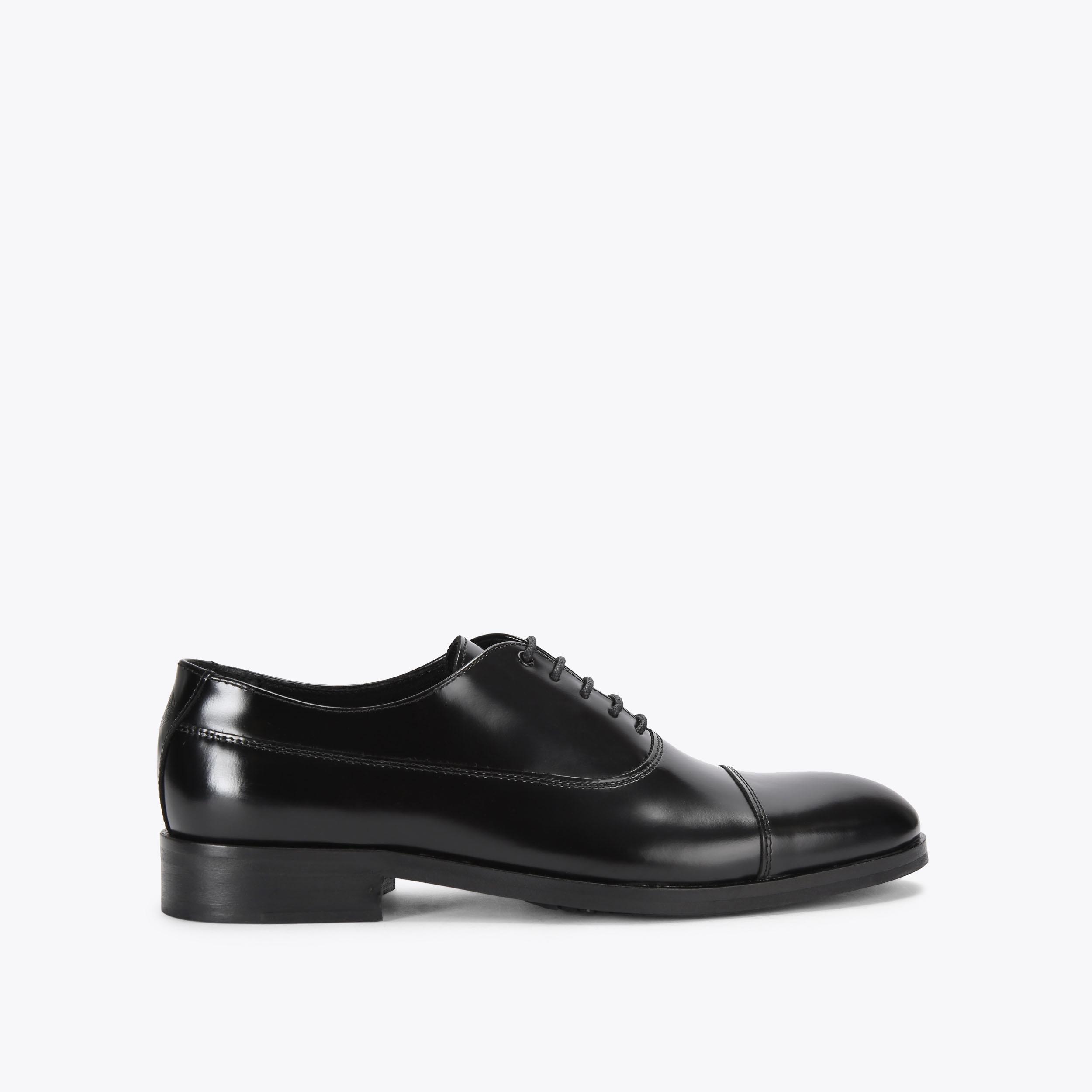 HUNTER OXFORD Black Leather Shoes by KURT GEIGER LONDON