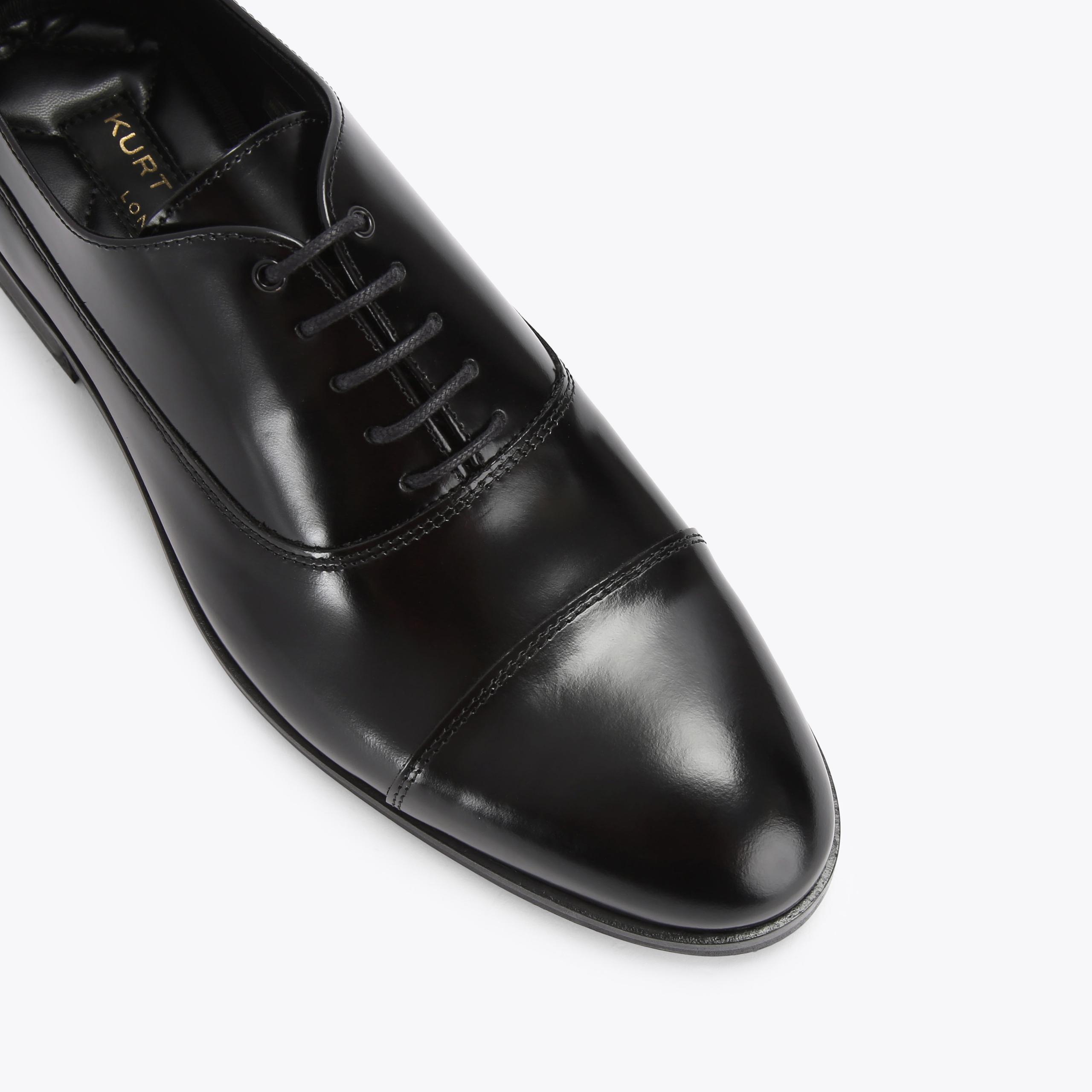HUNTER OXFORD Black Leather Shoes by KURT GEIGER LONDON