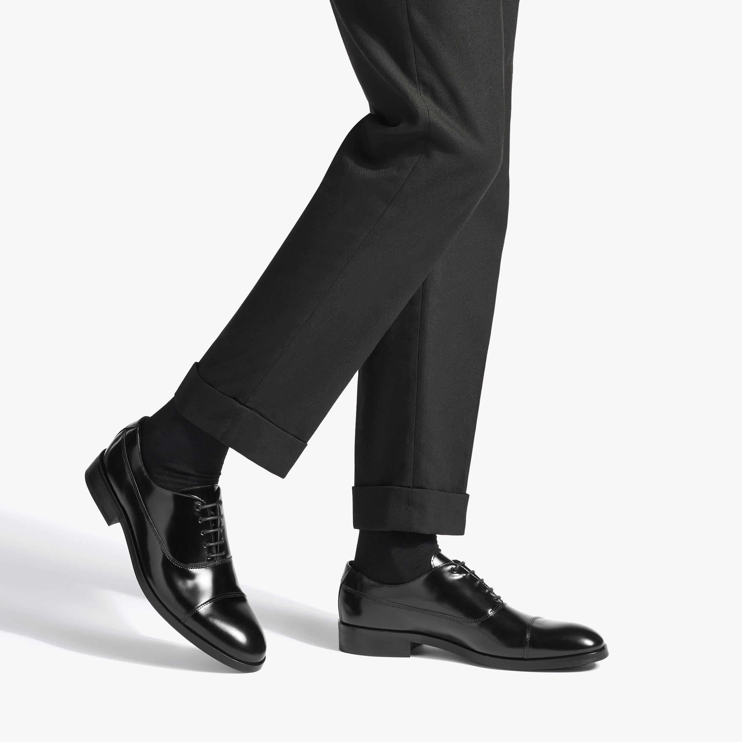 HUNTER OXFORD Black Leather Shoes by KURT GEIGER LONDON