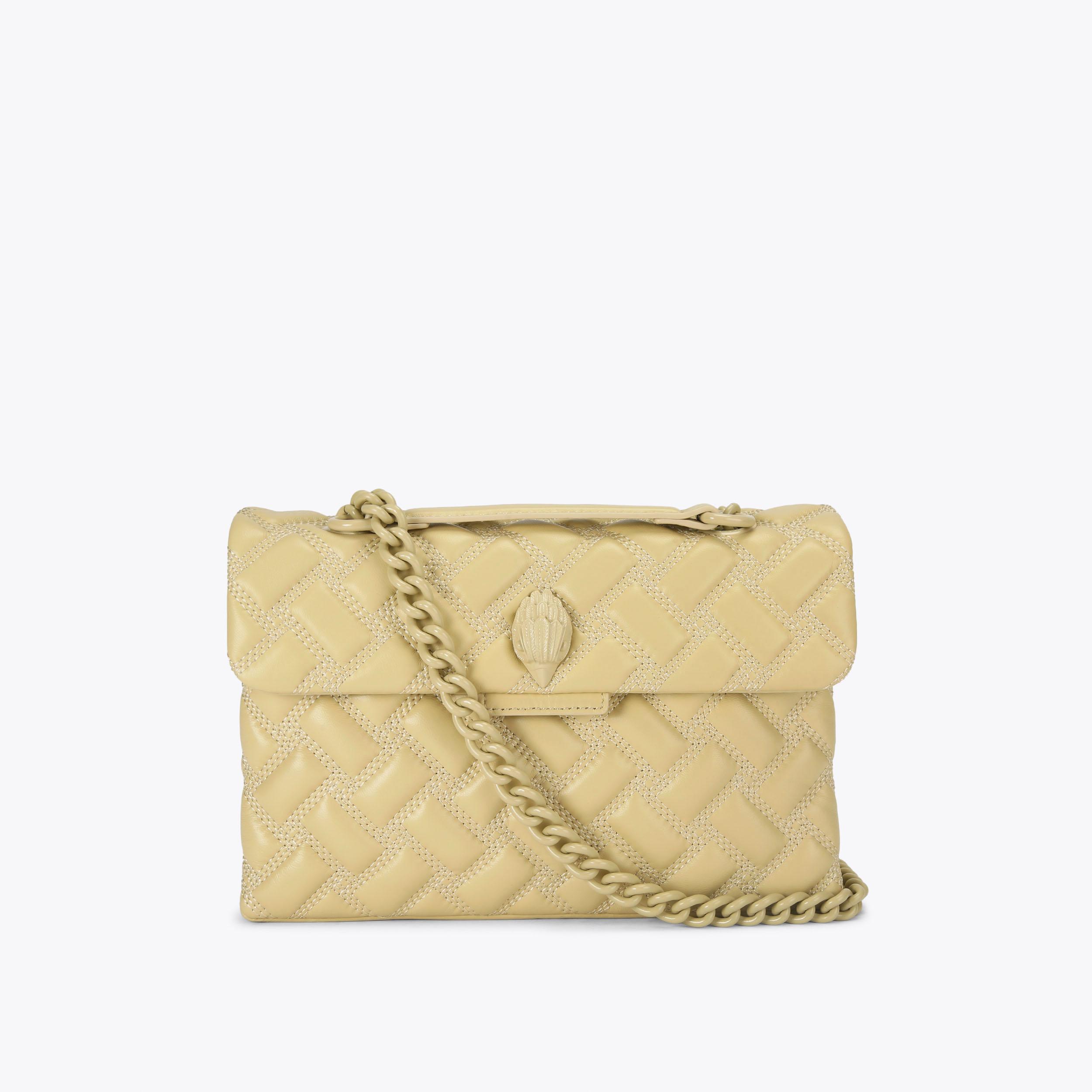 kurt geiger cream bird logo cross body bag