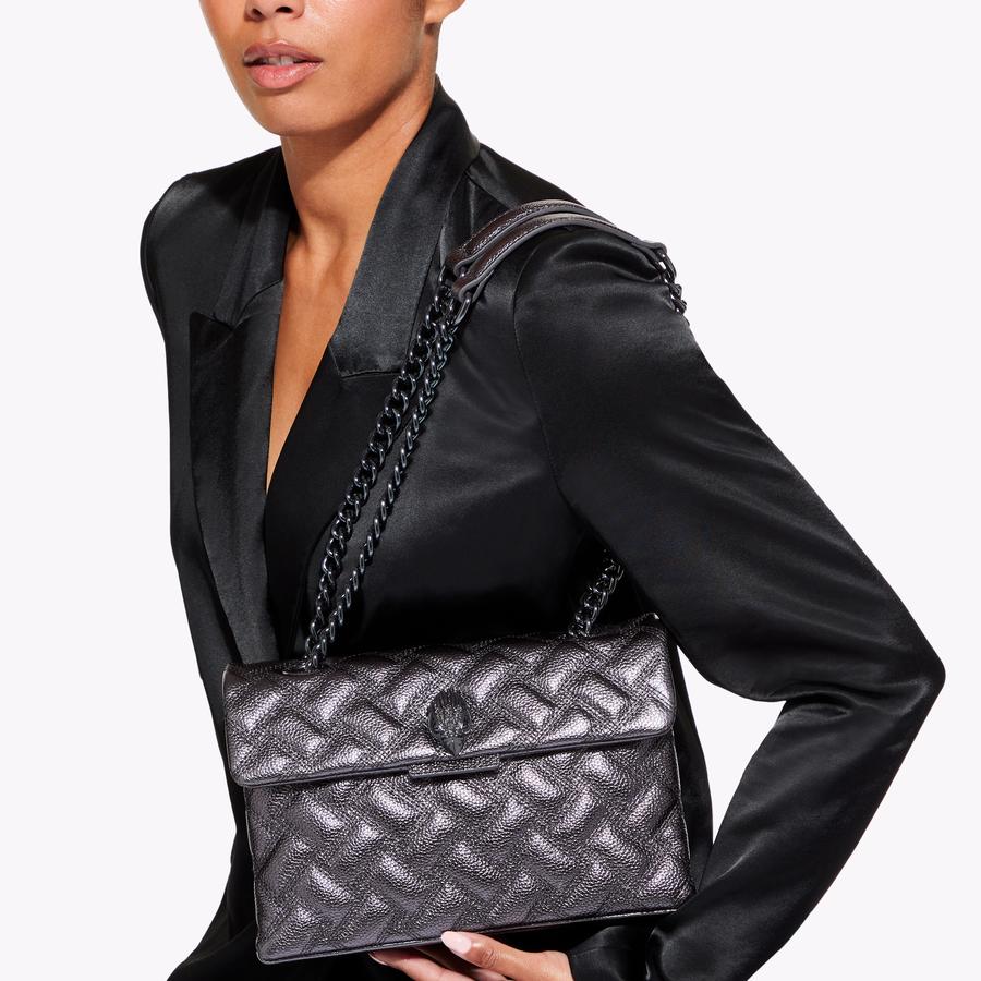 Göttingisches Magazin KENSINGTON BOSTON Metallic Panel Kensington Bowling Bag by