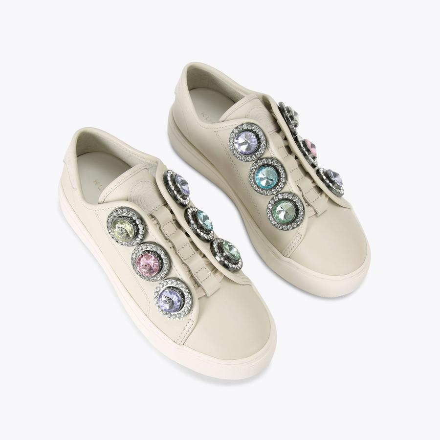 ララ LANEY OCTAVIA Bone Leather Sneaker by KURT GEIGER LONDON