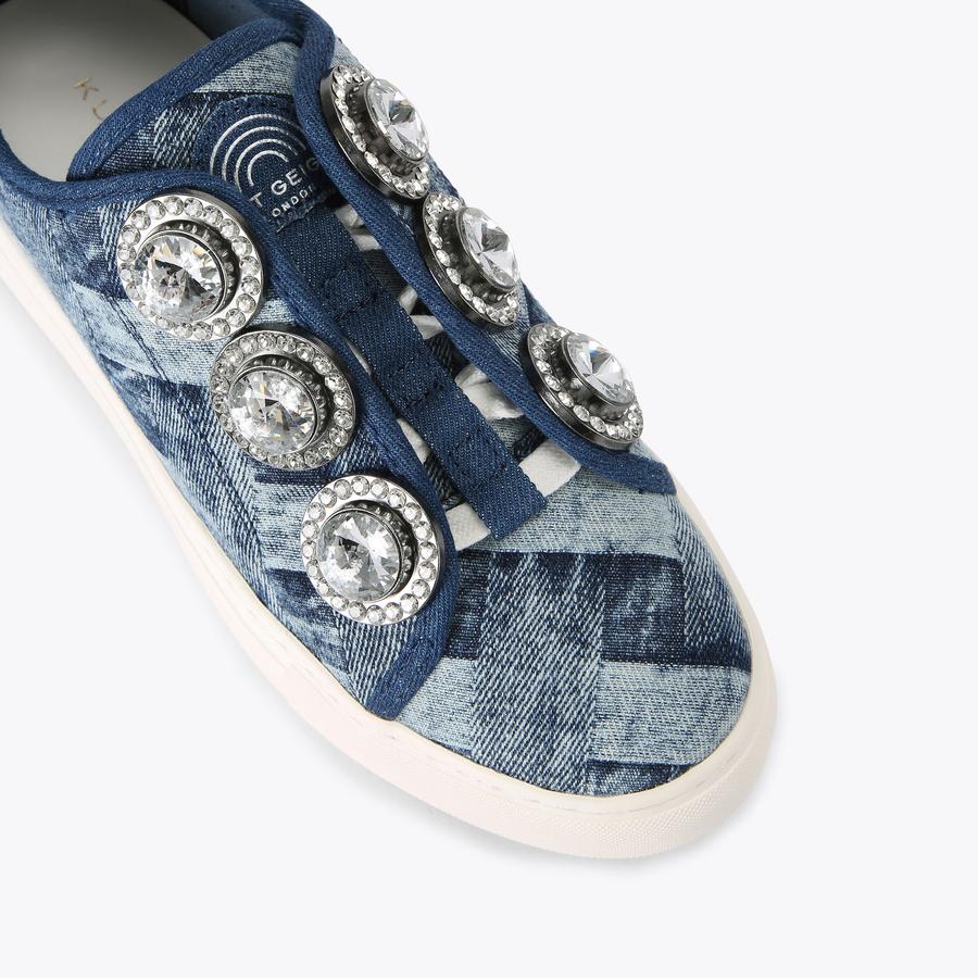 LANEY OCTAVIA Denim Weave Sneaker by KURT GEIGER LONDON